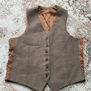 Reversible Tweed Vest
